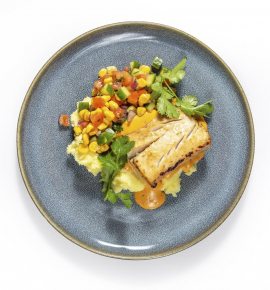 Grilled cod